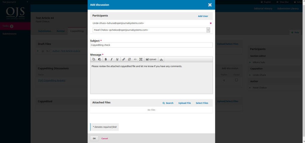 Copyediting | Open Journal Systems