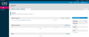 OJS 3 section editor production dashboard