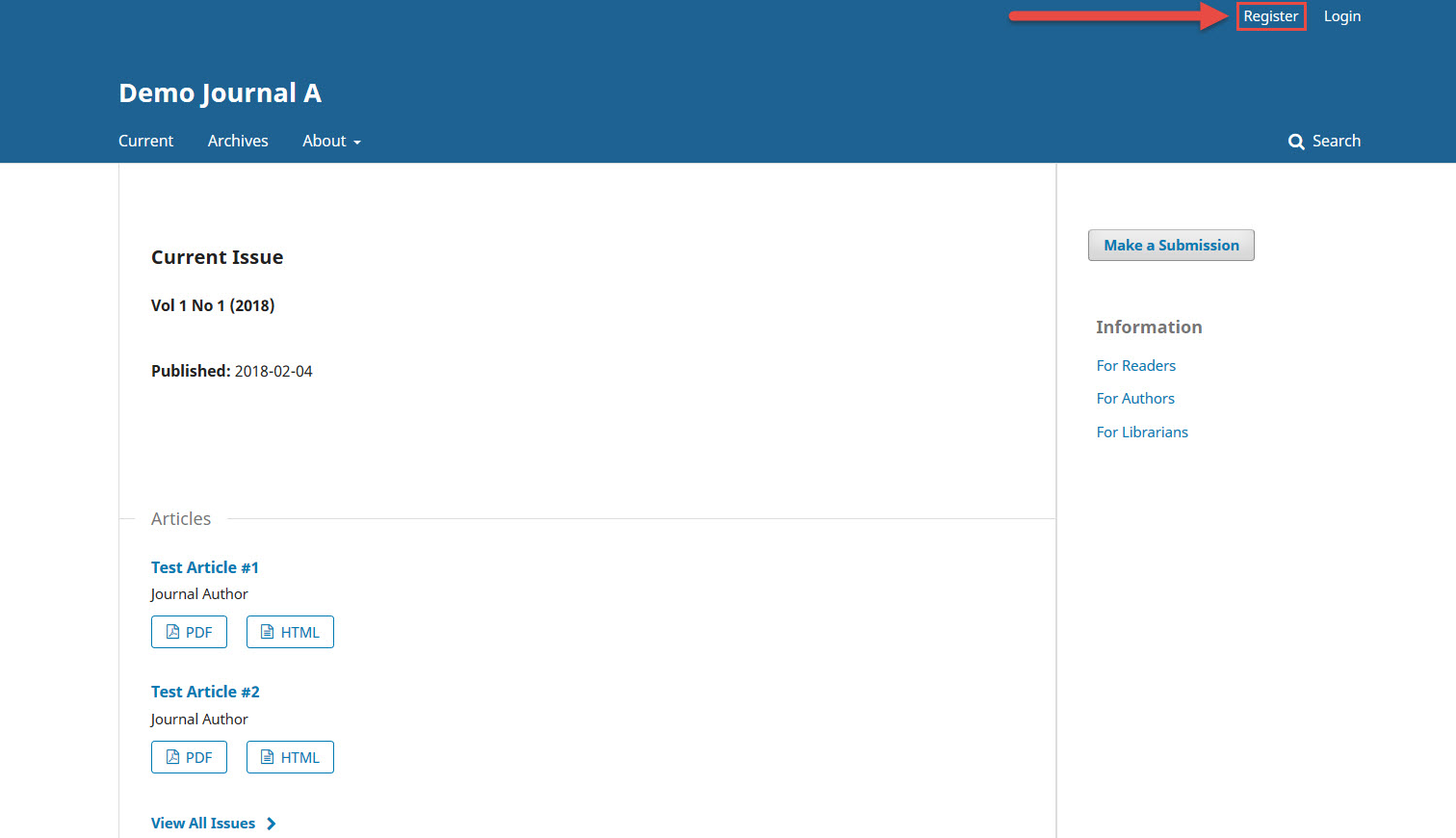 Ojs 3 X Registering With A Journal