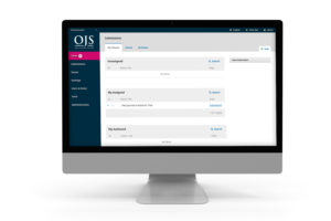 OJS demo mockup