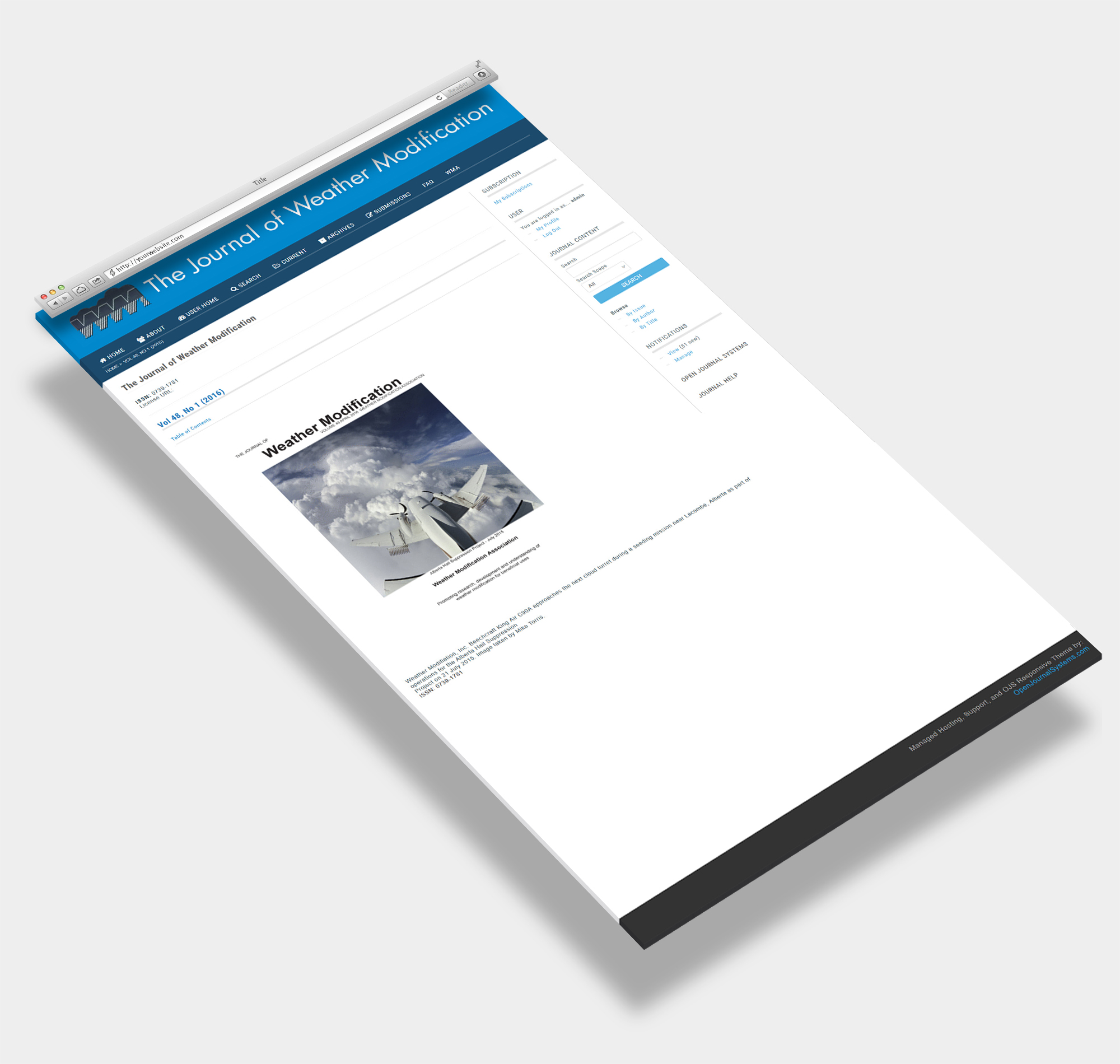 OJS - The Journal of Weather Modification - USA