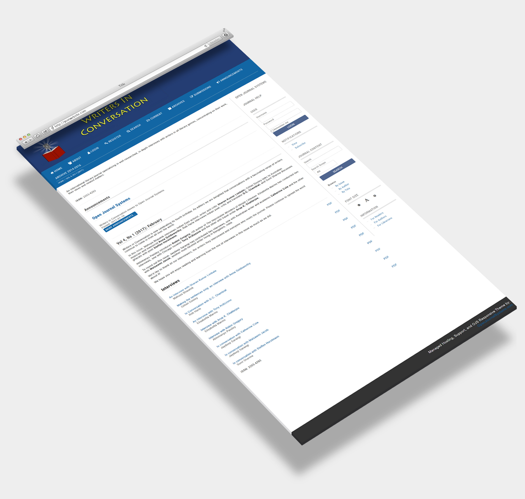 OJS - Writers in Conversation - Flinders University