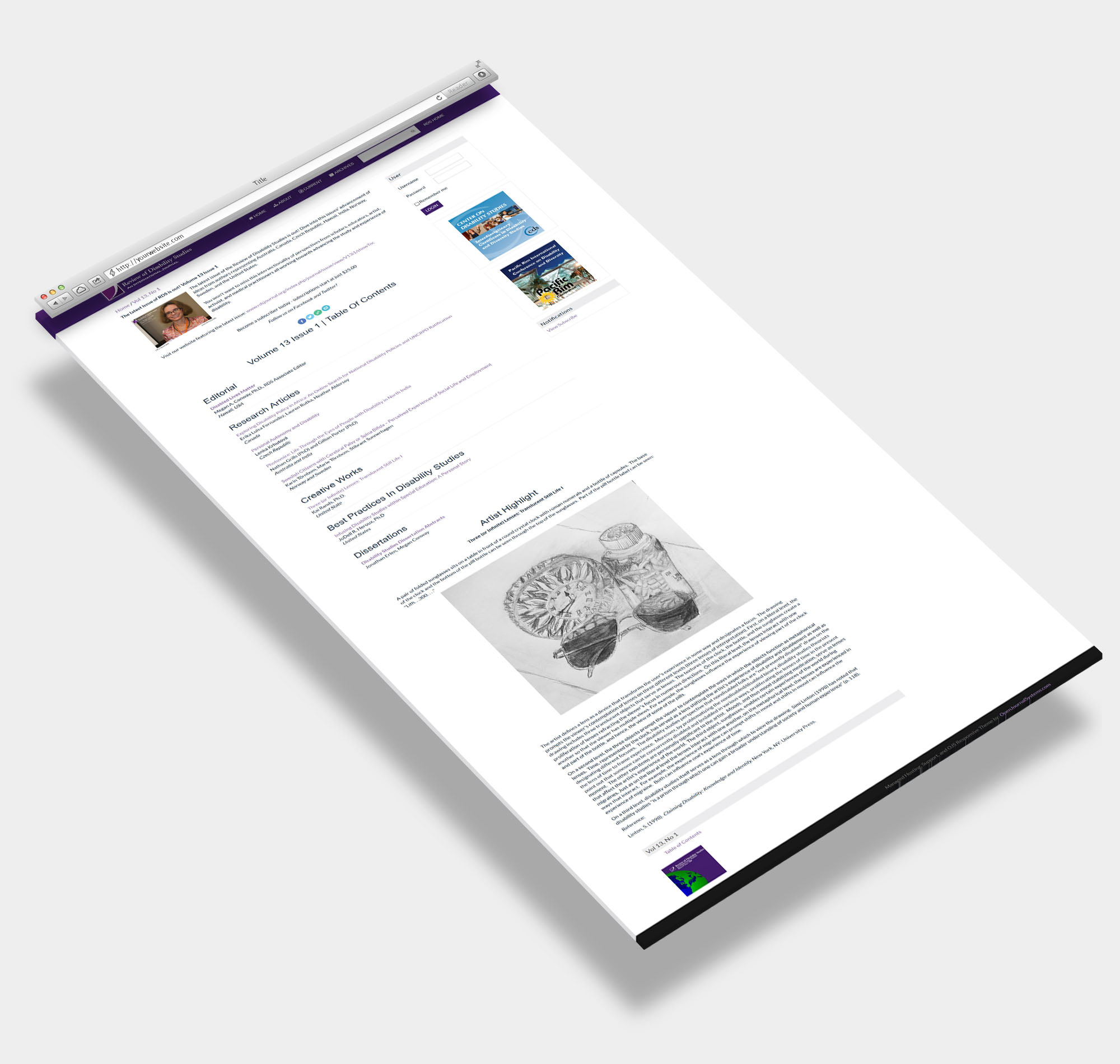 OJS - Review of Disability Studies - USA